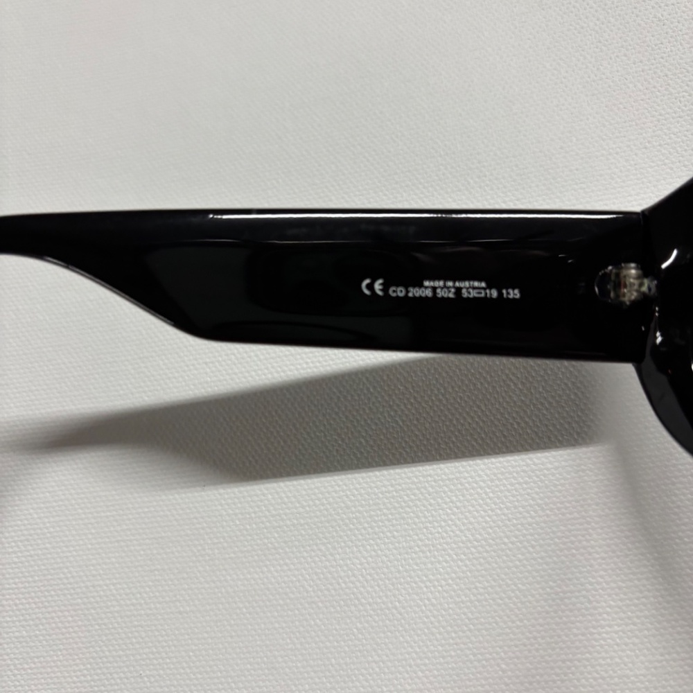 Christian Dior. Rare Vintage sunglasses. Beautiful Deep Marbled Blue. - Picture 4 of 8